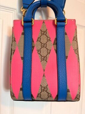 Gucci GG Supreme Rhombus Mini Tote